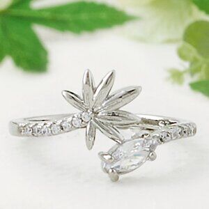 Hemp Ring, Size 6, Charmed Aroma Hemp Leaf Ring Collection